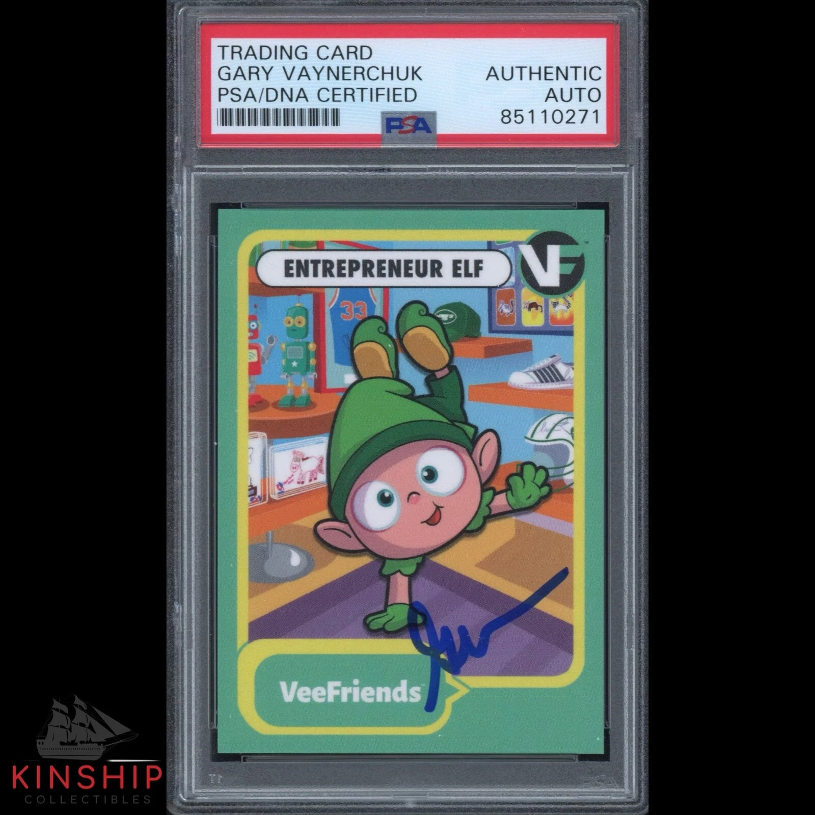Gary Vaynerchuk signed VeeFriends Trading Card PSA DNA Auto Gary V C2503