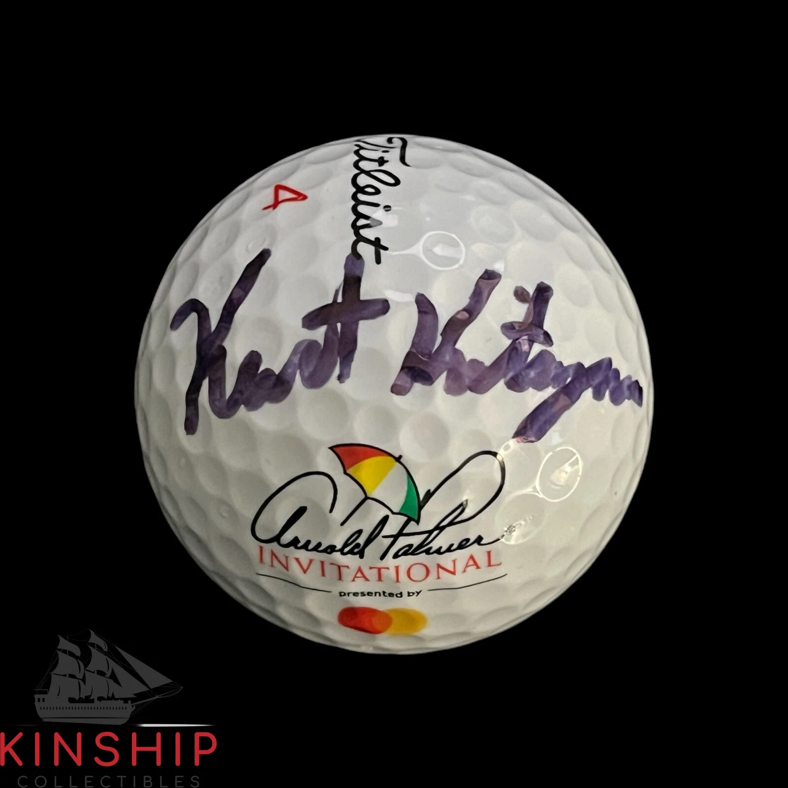 Kurt Kitayama signed Arnold Palmer Invitiational Golf Ball JSA COA Auto A3079