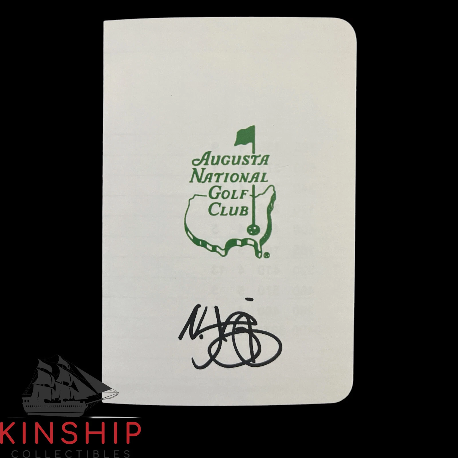 Nicolai Hojgaard signed Masters Scorecard JSA COA Augusta PGA Golf Auto Z1596