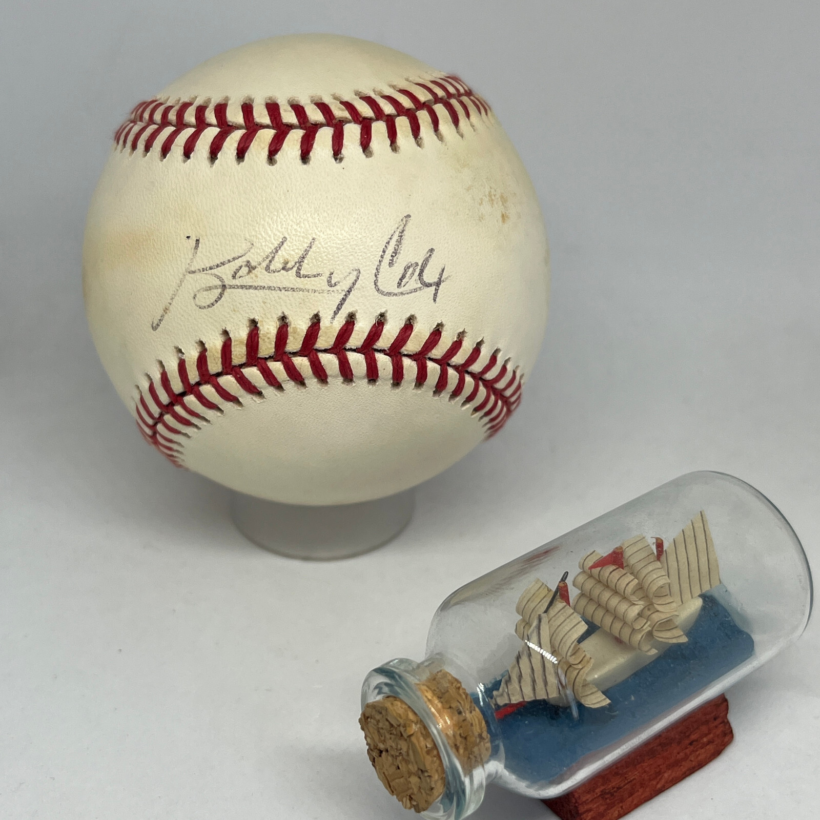 Bobby Cox signed Rawlings ONL Baseball JSA COA Braves Manager HOF Rare A3101