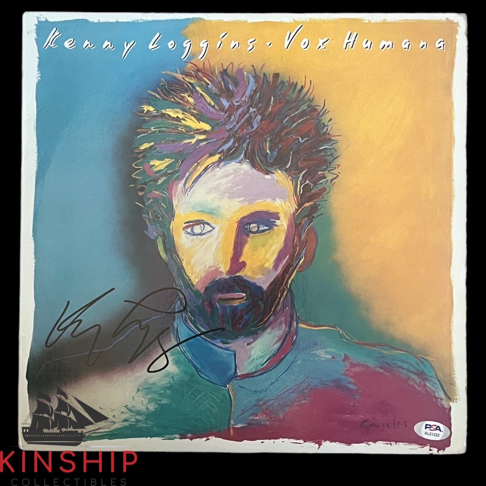 Kenny Loggins signed Vox Humana Vinyl Album PSA DNA Music Auto Z1664