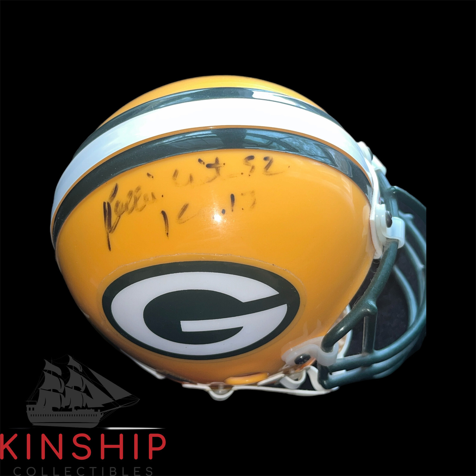 Reggie White signed Green Bay Packers Mini Helmet JSA LOA Inscribed Auto F81