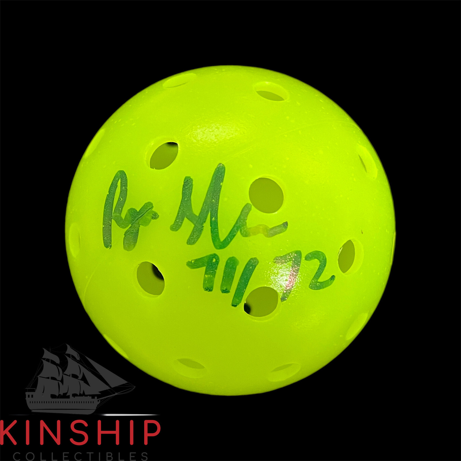 Ryan Sherry signed Pickleball JSA COA PPA Auto Tennis Rare A3134