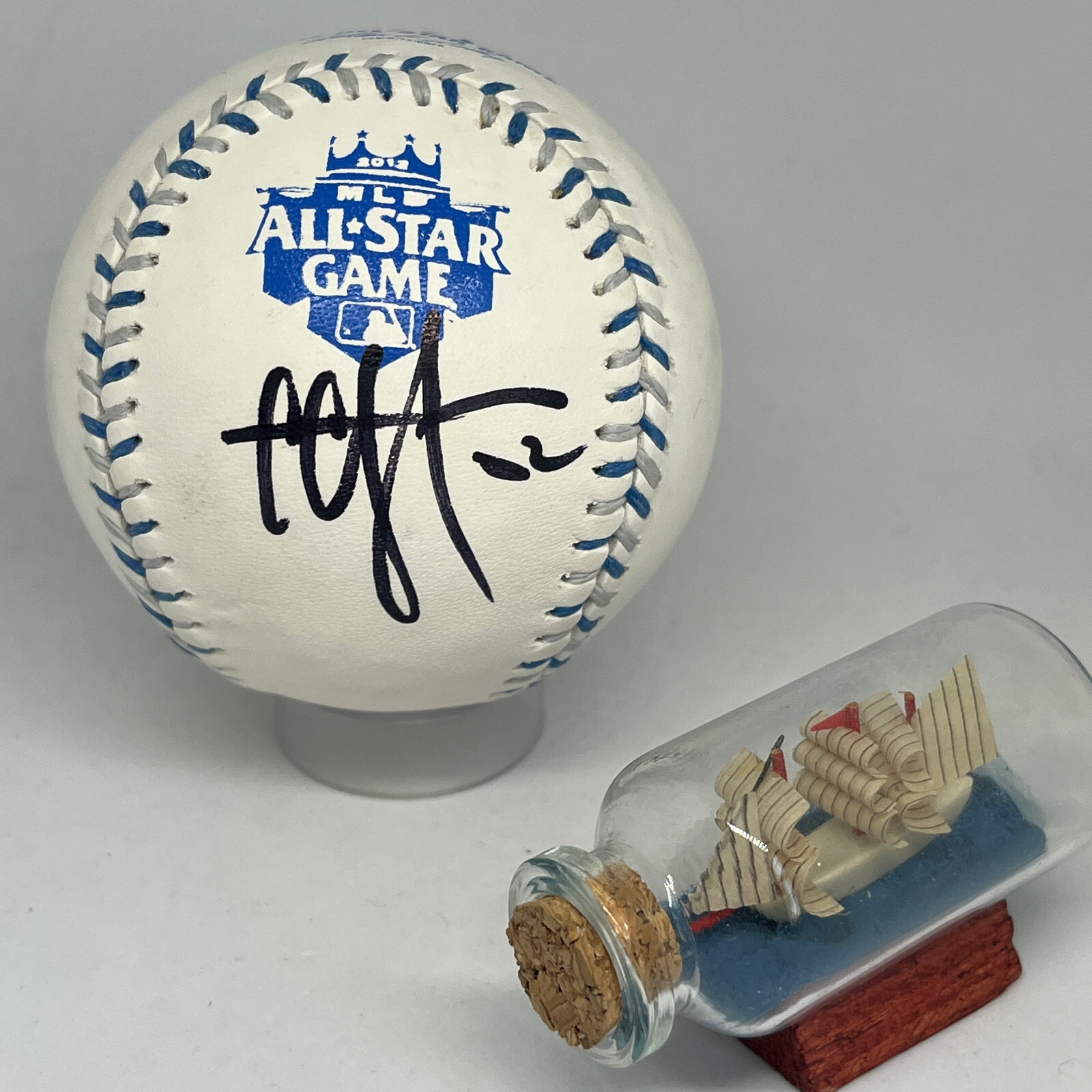 CC Sabathia signed Rawlings 2012 All Star Logo Baseball JSA Yankees Auto A3119