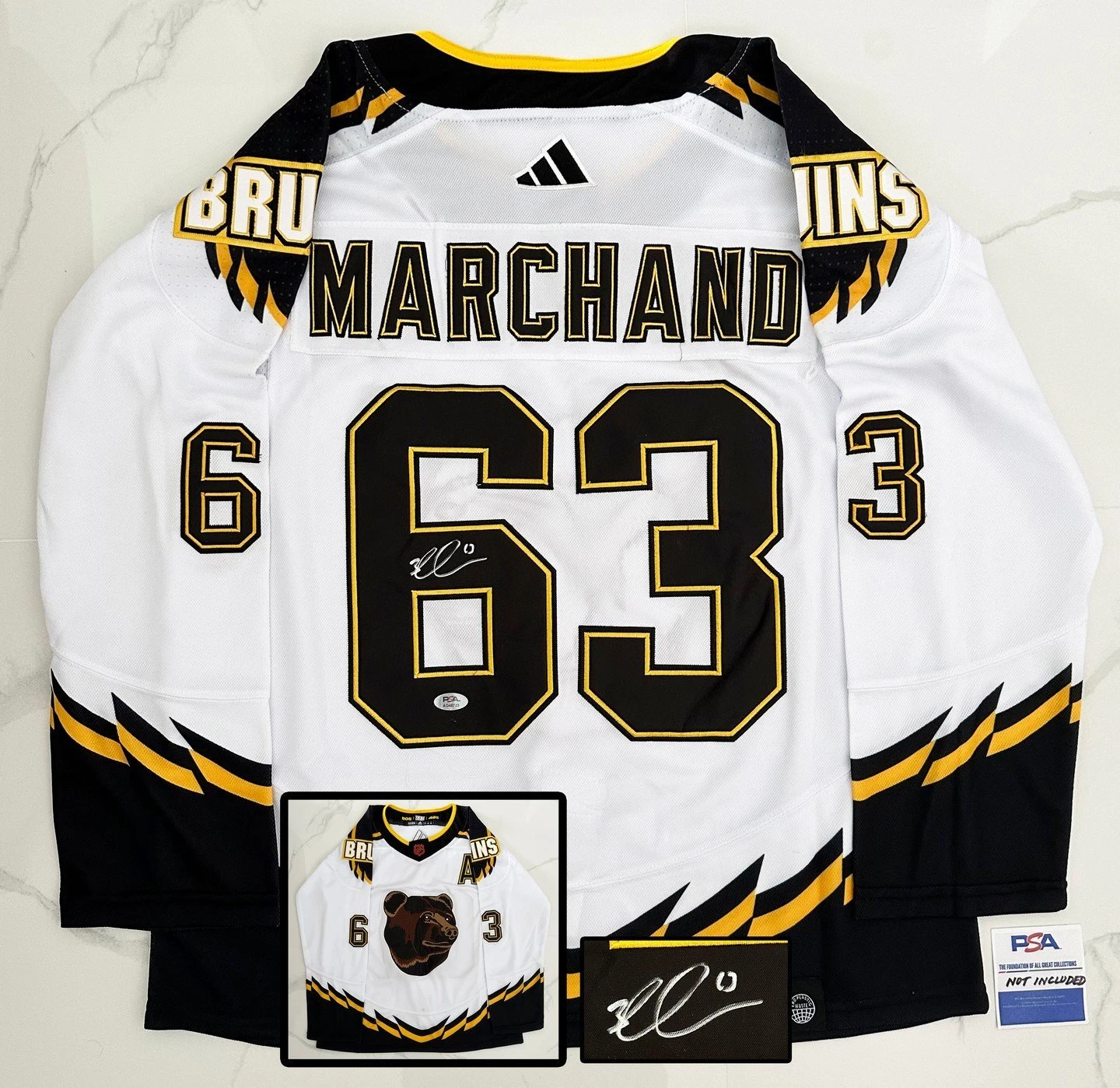 Brad Marchand Signed Jersey Boston Bruins PSA/DNA COA