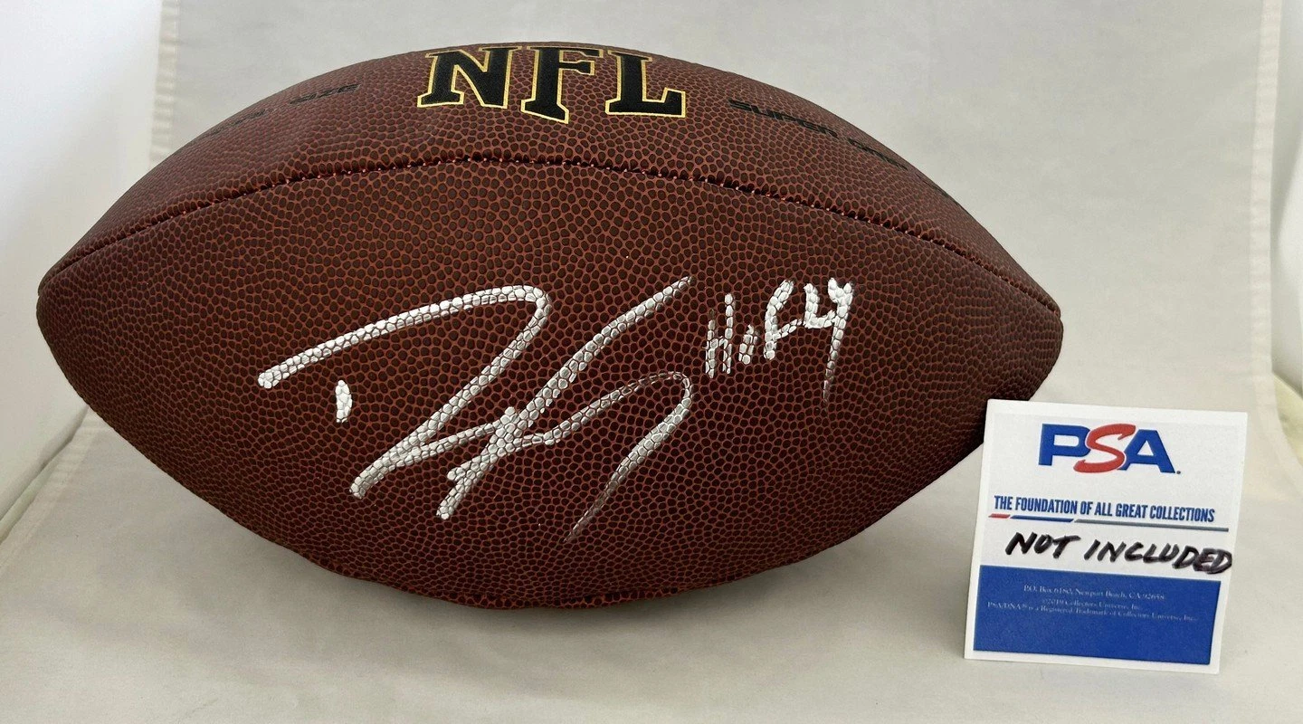 Dwight Freeney Signed Full Size NFL Composite Football Indianapolis Colts PSA...