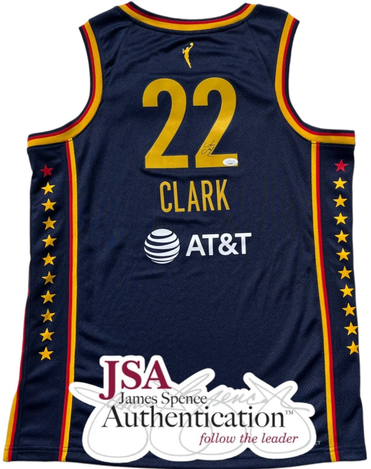 CAITLIN CLARK SIGNED INDIANA FEVER SWINGMAN NIKE JERSEY WNBA IOWA HAWKEYES JSA !