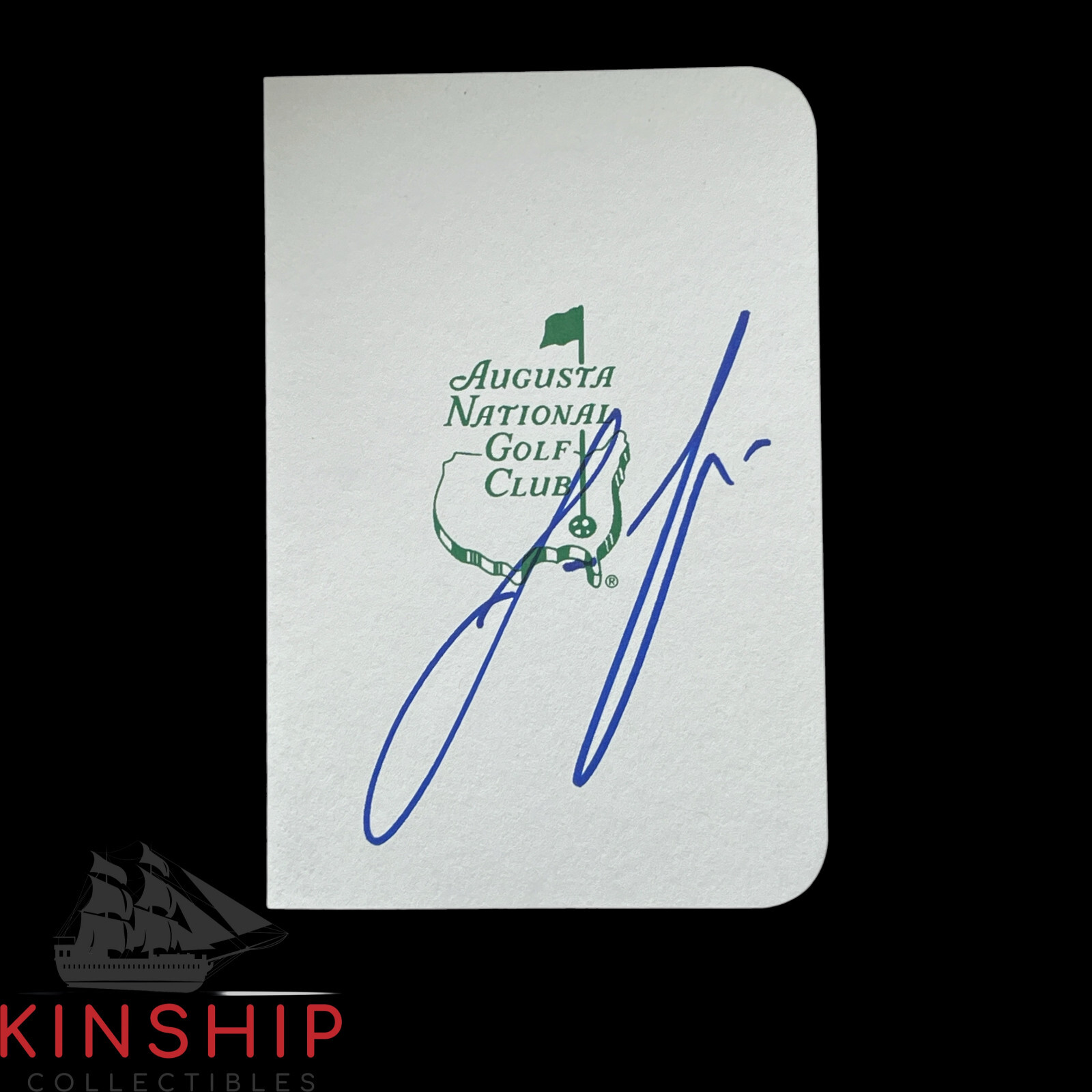 Joaquin Niemann signed Masters Scorecard JSA COA LIV Golf Auto Z2181