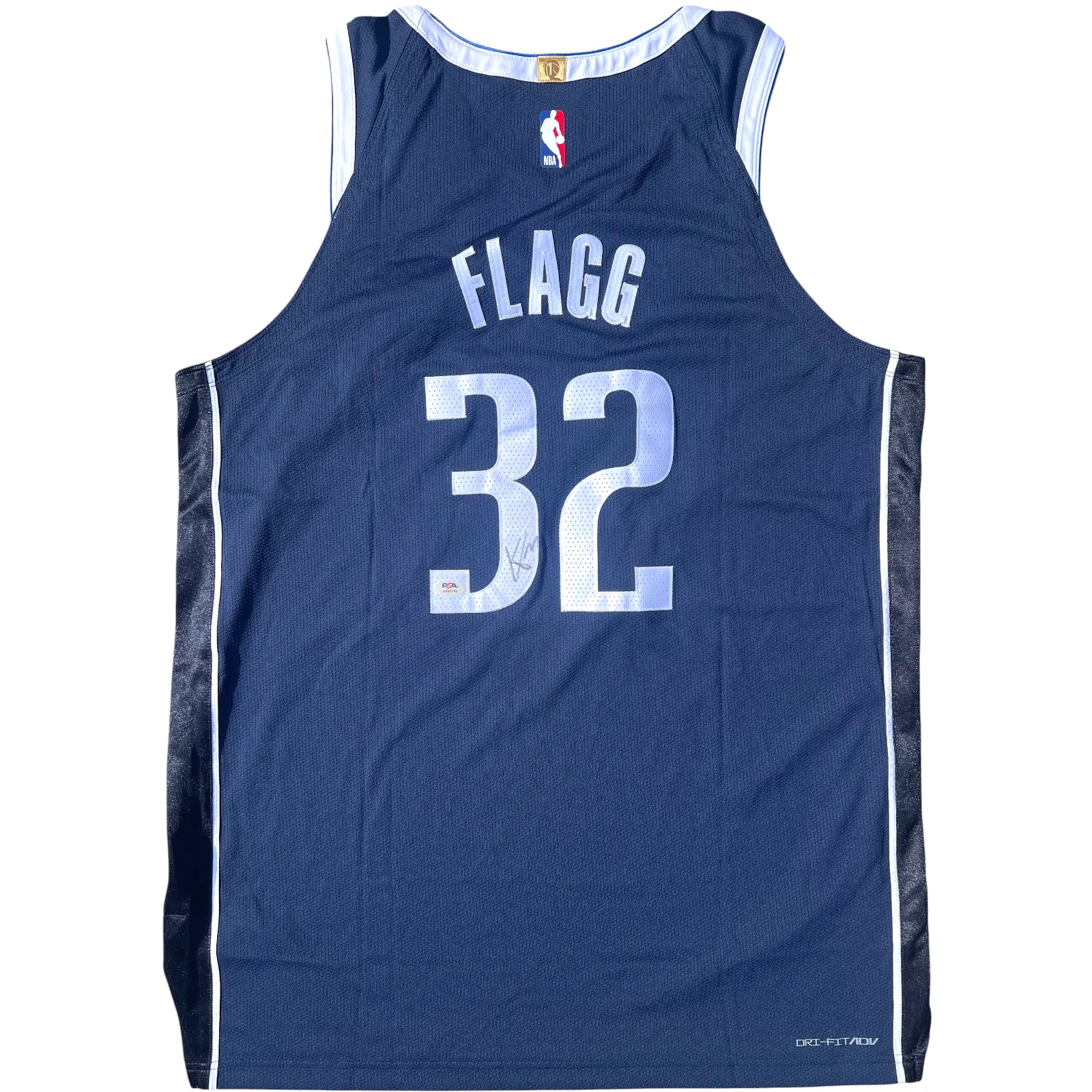 COOPER FLAGG SIGNED DALLAS MAVERICKS STATEMENT AUTHENTIC BASKETBALL JERSEY PSA