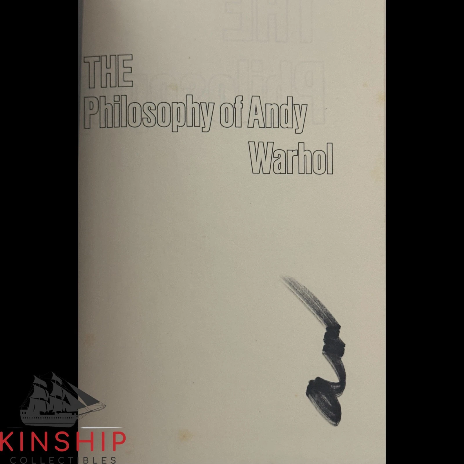 Andy Warhol signed Hard Cover Book JSA LOA Famous Artist Rare Auto E342