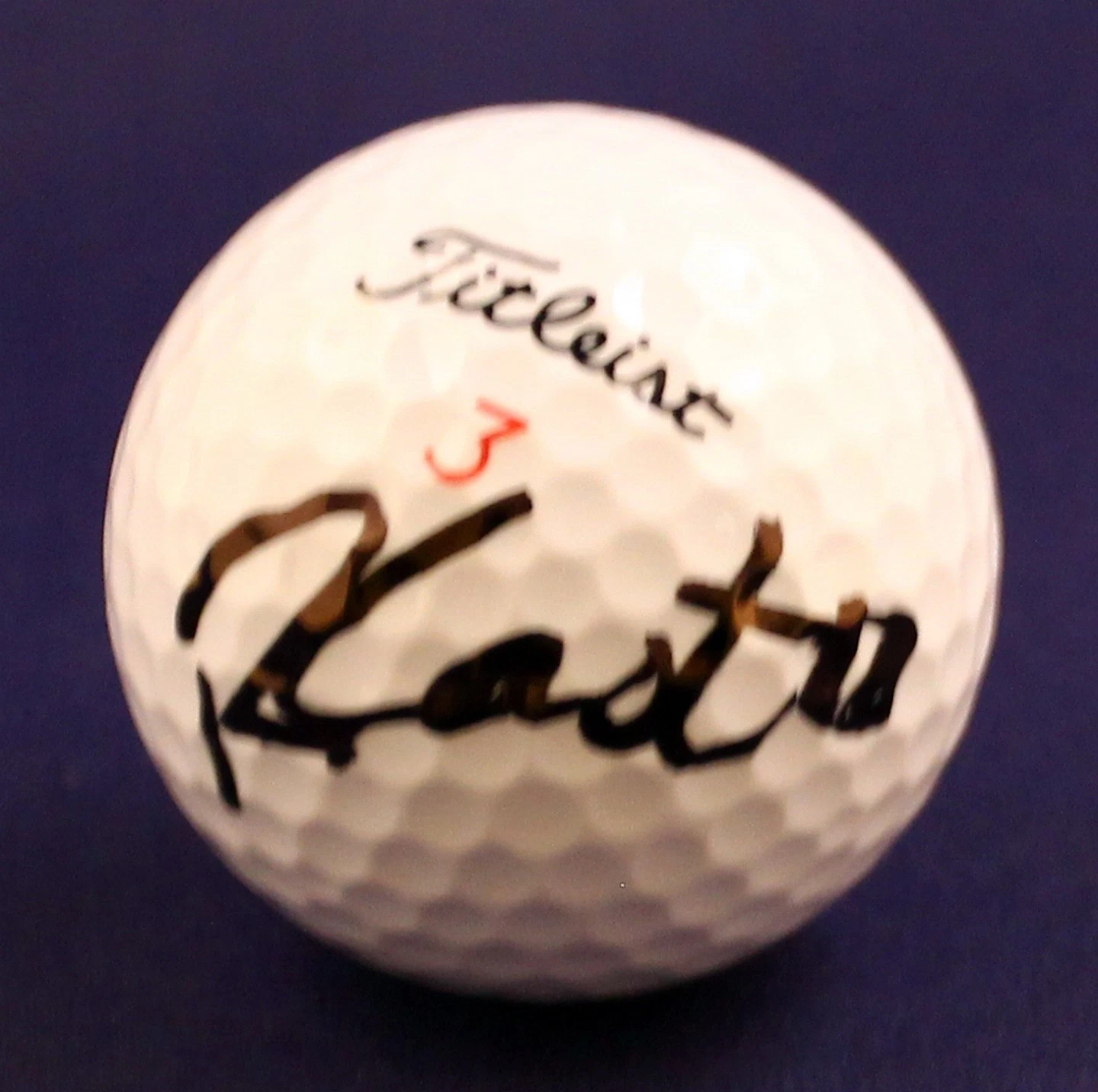 Roberto Castro Signed Golf Ball COA