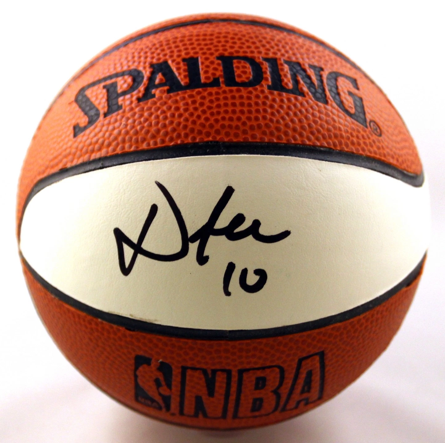 Golden State Warriors David Lee Signed Mini Basketball COA