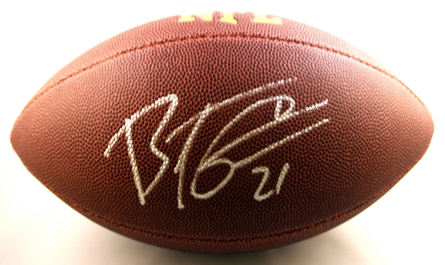 Miami Dolphins Brent Grimes Signed Full Size NFL Composite Football COA