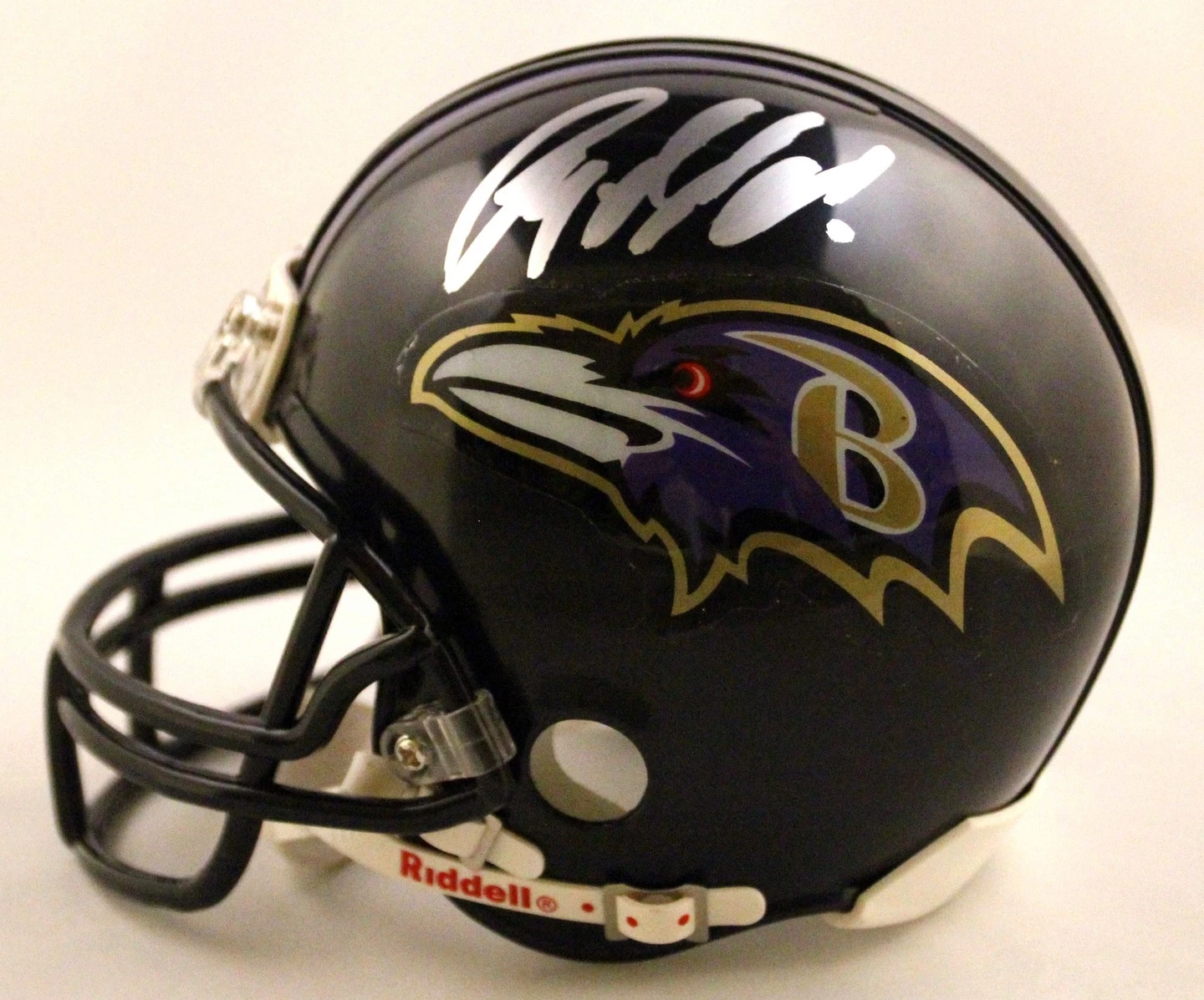 Baltimore Ravens Anquan Boldin Signed Mini Helmet COA