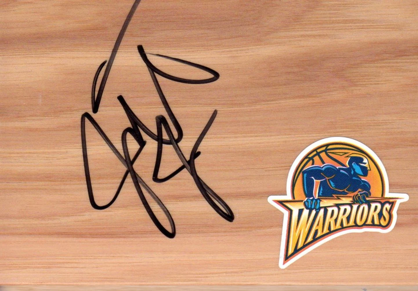Golden State Warriors Jarrett Jack Signed Floorboard COA