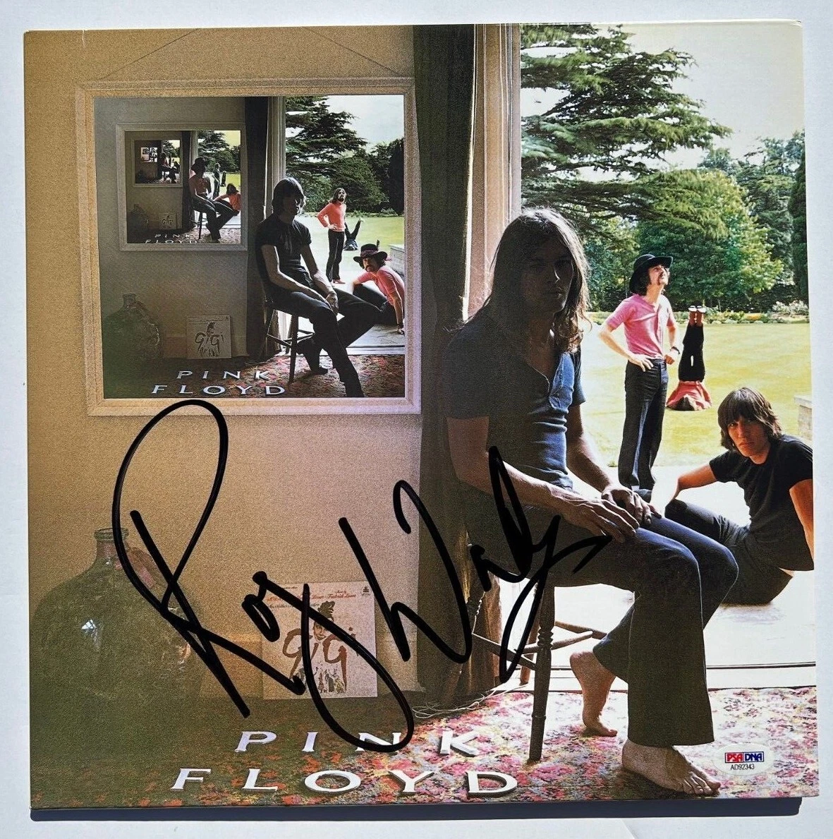 ROGER WATERS SIGNED AUTOGRAPHED PINK FLOYD UMMAGUMMA VINYL ALBUM AUTO LP PSA/DNA
