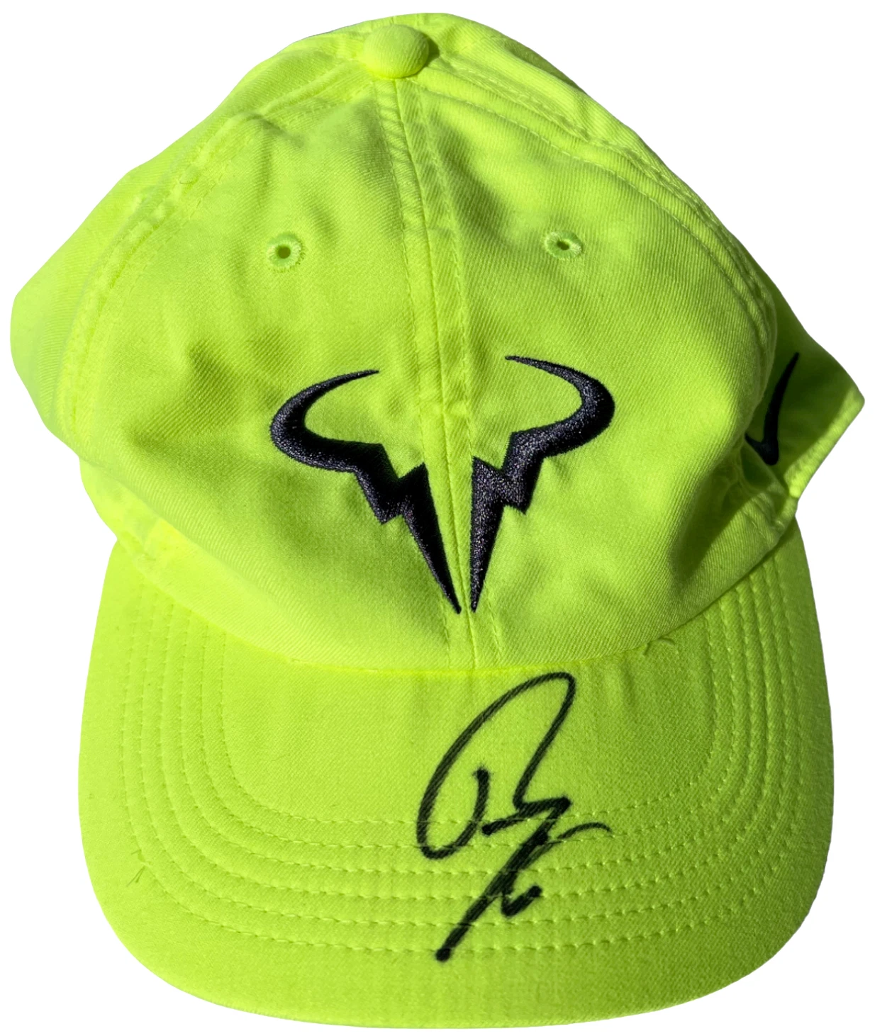 RAFAEL NADAL SIGNED AUTOGRAPHED NIKE RAFA AEROBILL TENNIS HAT FRENCH OPEN JSA !