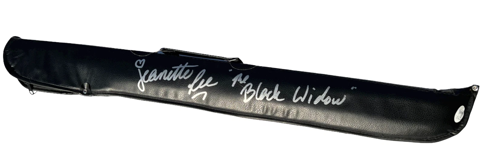 JEANETTE LEE SIGNED AUTOGRAPHED POOL CUE BAG LEGEND BLACK WIDOW JSA