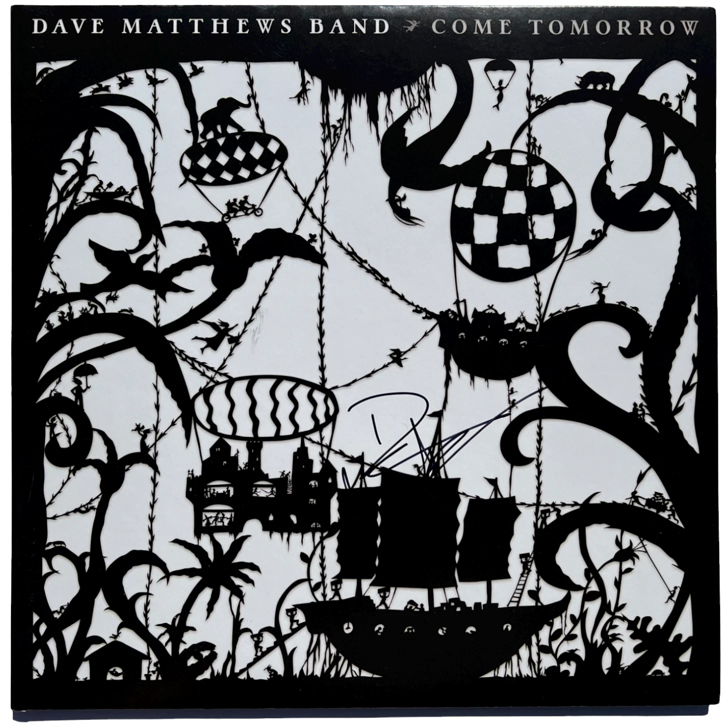 DAVE MATTHEWS SIGNED AUTOGRAPHED COME TOMORROW VINYL ALBUM LP DMB BAND JSA