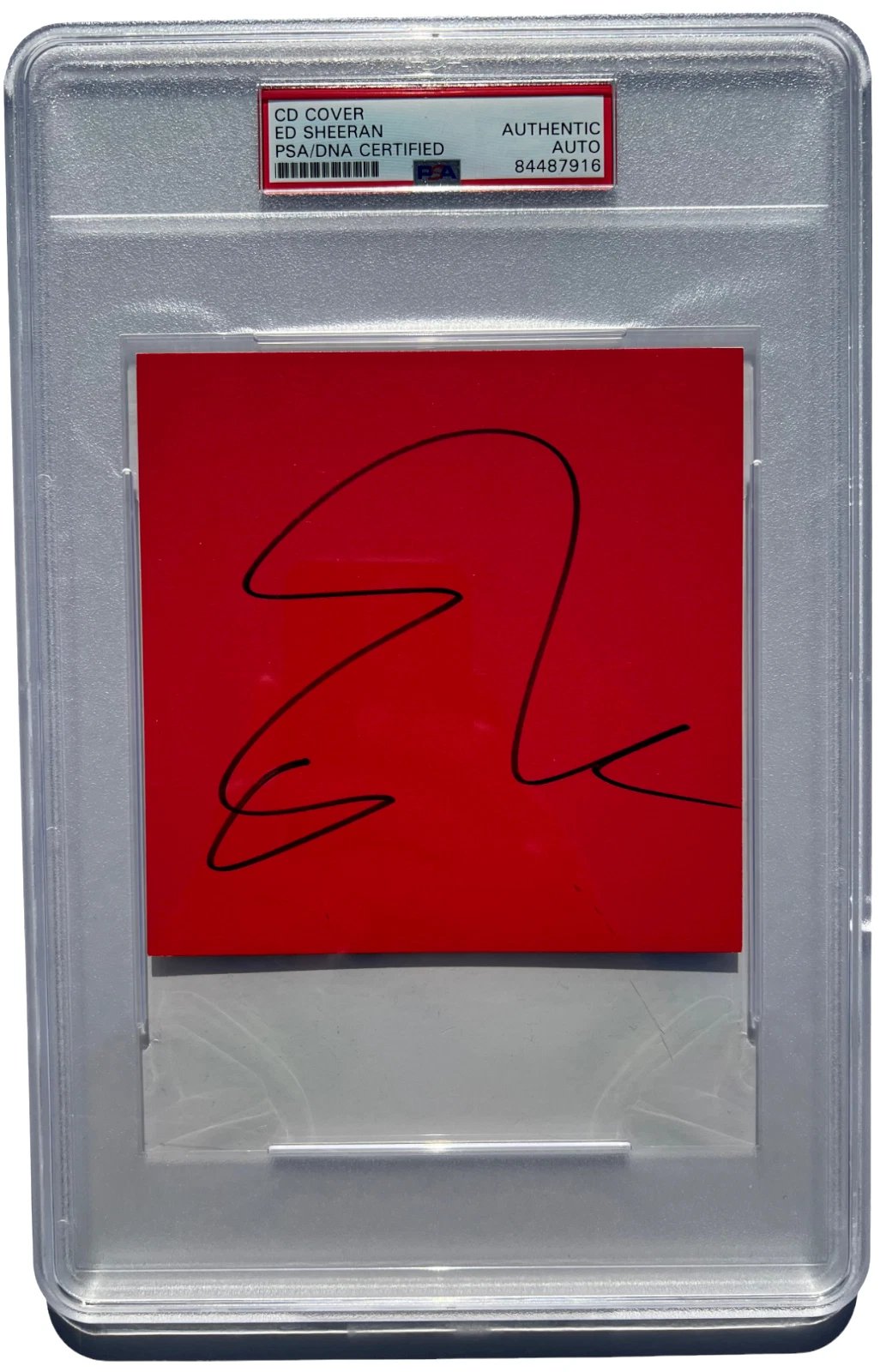 ED SHEERAN SIGNED AUTOGRAPHED EQUALS CD COVER ALBUM ART CARD PSA/DNA