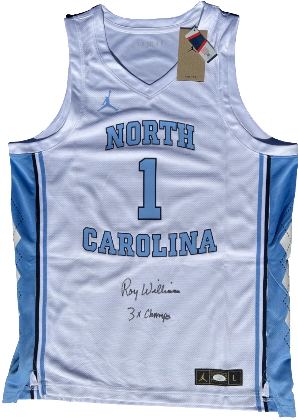 ROY WILLIAMS SIGNED NIKE NORTH CAROLINA TAR HEELS BASKETBALL JERSEY UNC JSA !