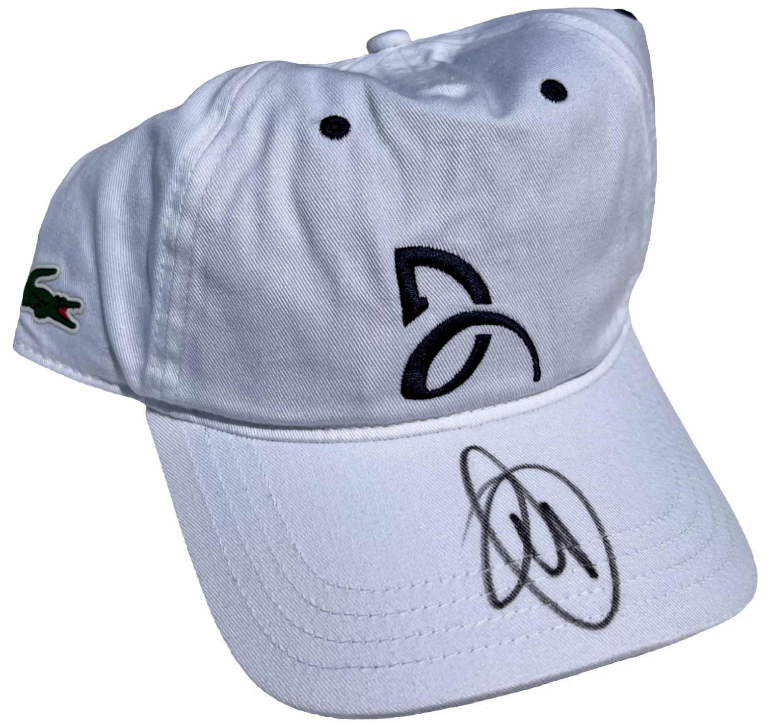 NOVAK DJOKOVIC SIGNED LACOSTE HAT CAP WIMBLEDON US FRENCH OPEN AUSTRALIAN JSA !