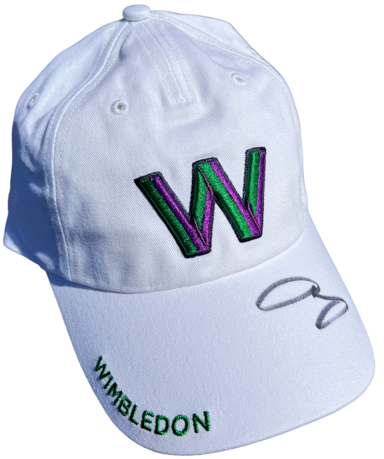 ANDY MURRAY SIGNED WIMBLEDON TENNIS HAT CAP FRENCH US OPEN AUSTRALIAN JSA !