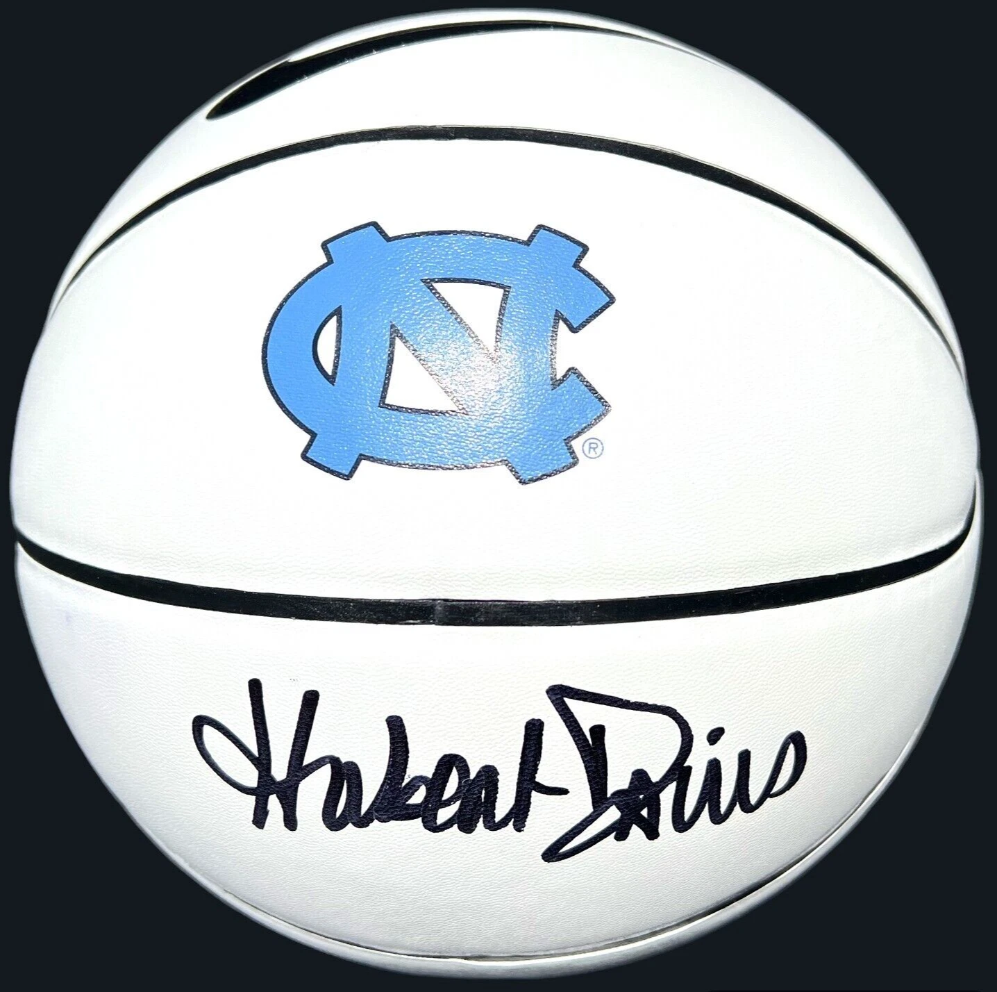 HUBERT DAVIS SIGNED NORTH CAROLINA TAR HEELS LOGO NIKE BASKETBALL JSA