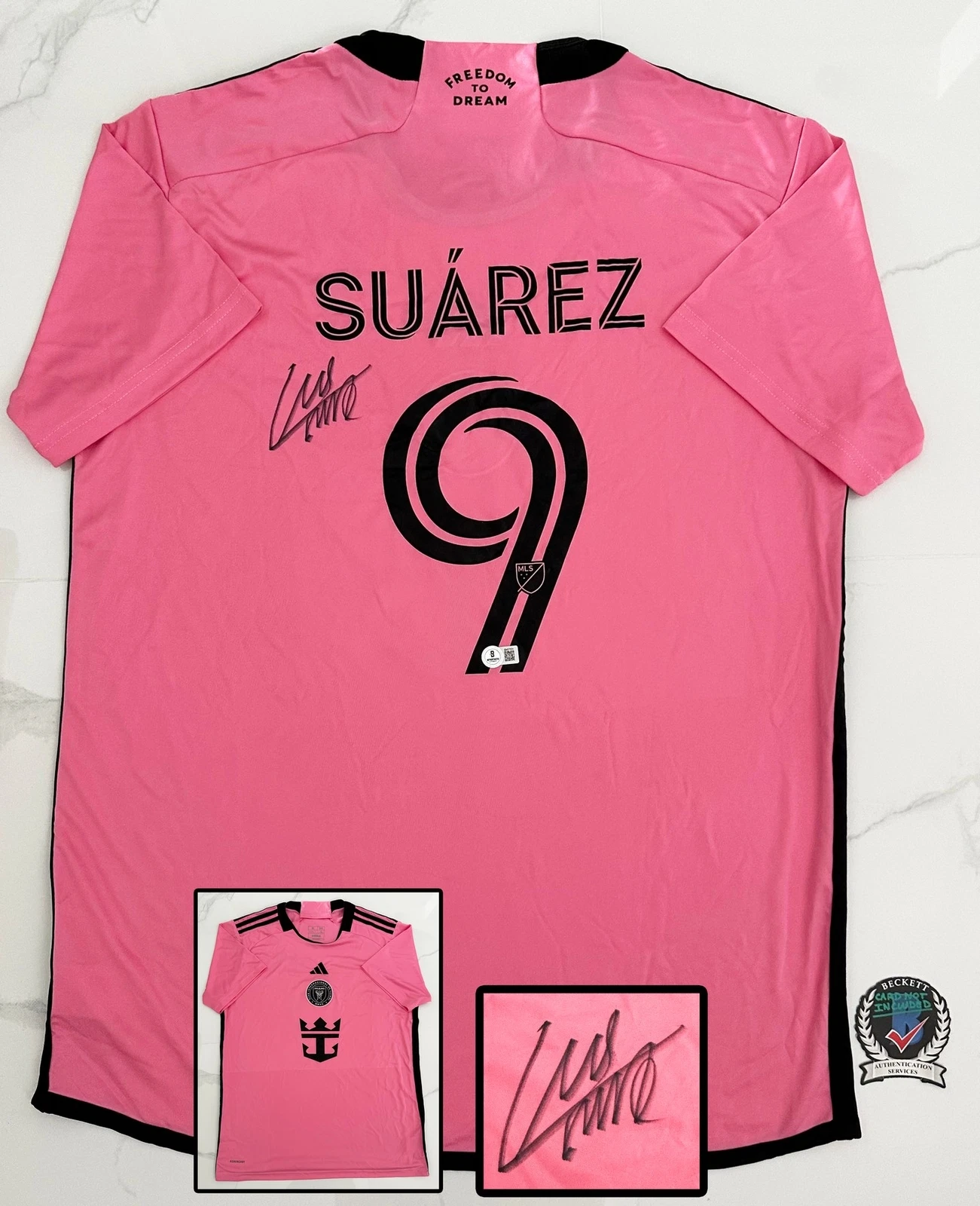 Luis Suarez Signed Jersey Inter Miami Beckett BAS COA