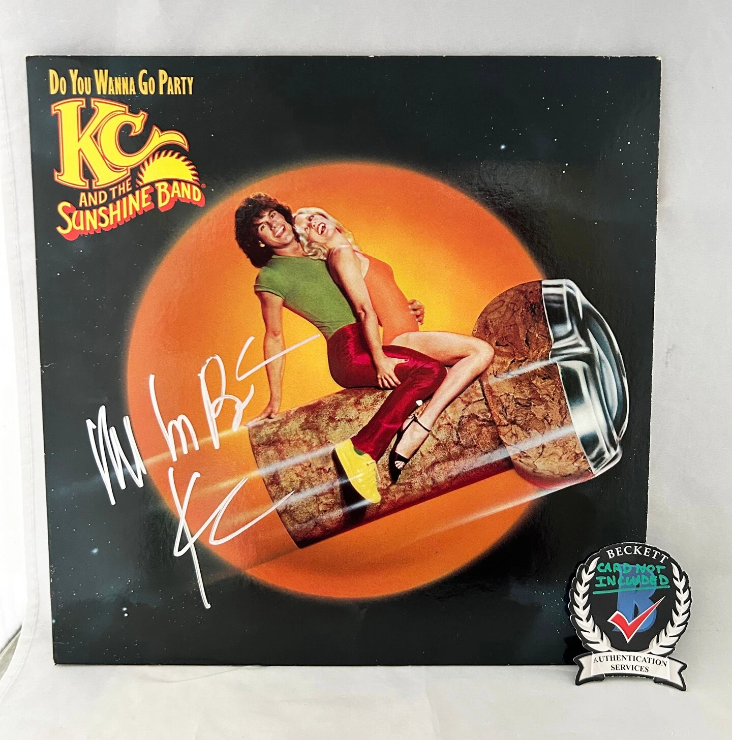 KC and The Sunshine Band Signed Vinyl LP Harry Wayne Casey Beckett BAS 1 COA