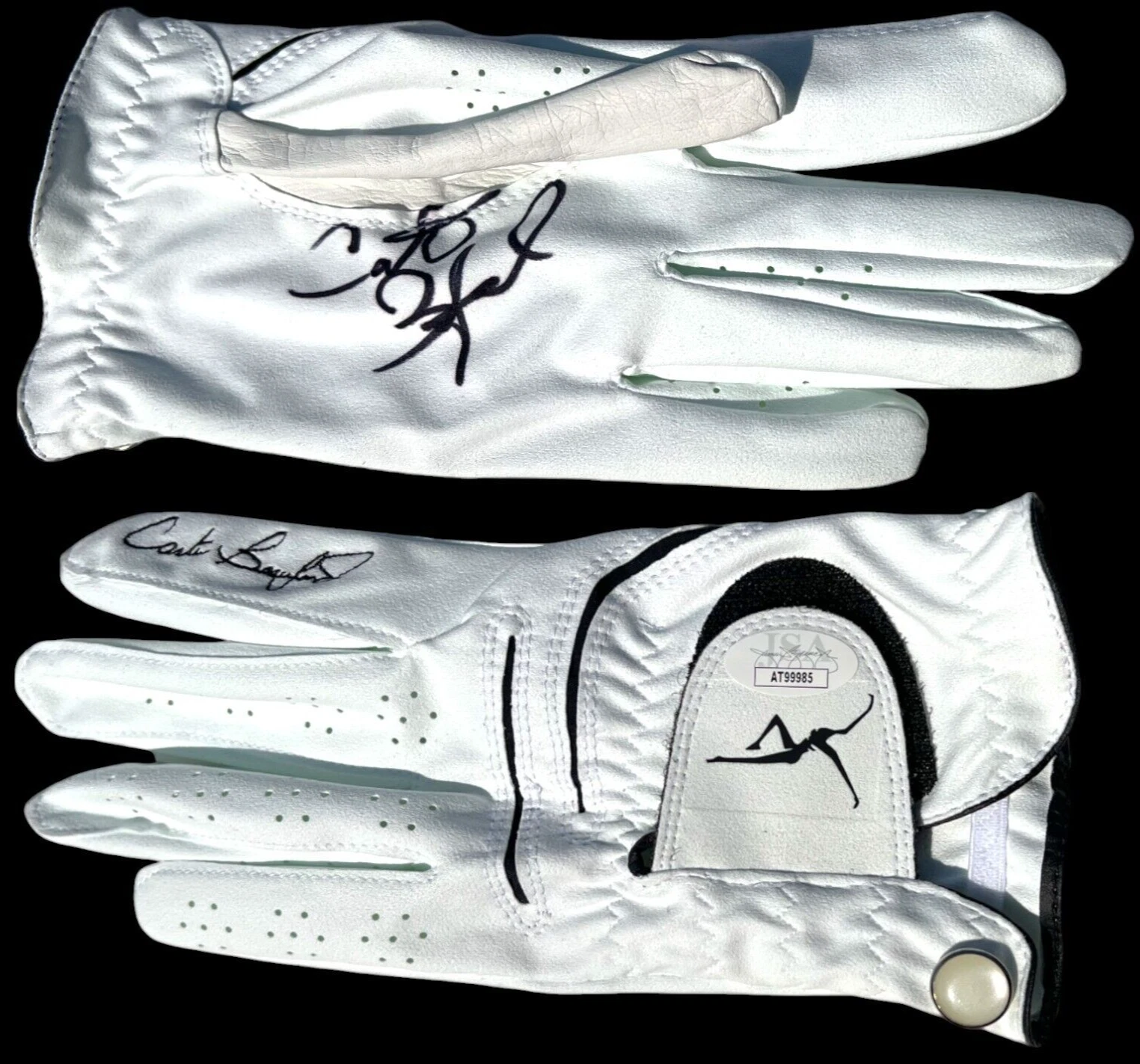 CARTER BEAUFORD SIGNED SIGNATURE GOLF GLOVE DRUM DAVE MATTHEWS BAND DMB JSA