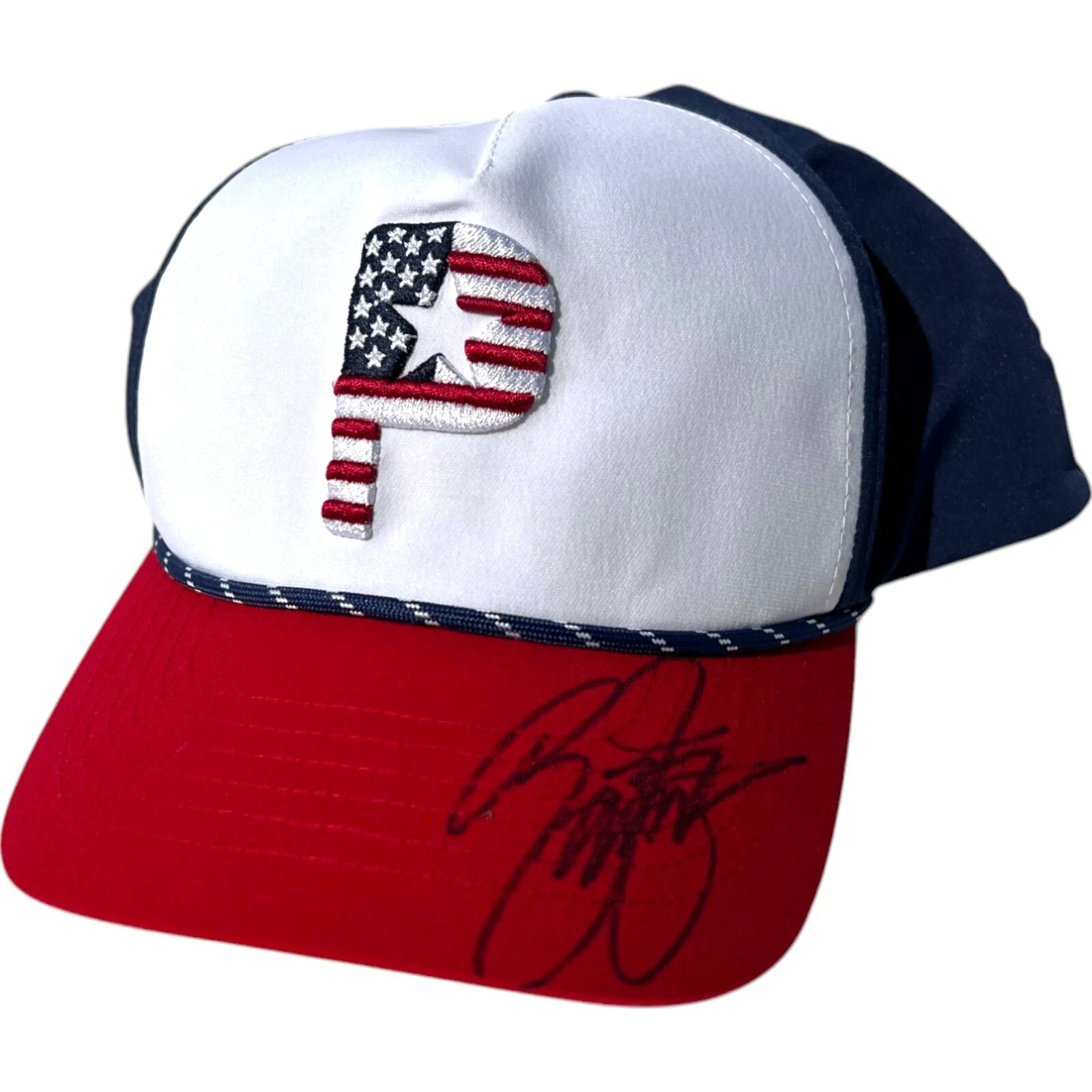 RICKIE FOWLER SIGNED AUTOGRAPHED PUMA GOLF HAT USA PGA US OPEN JSA
