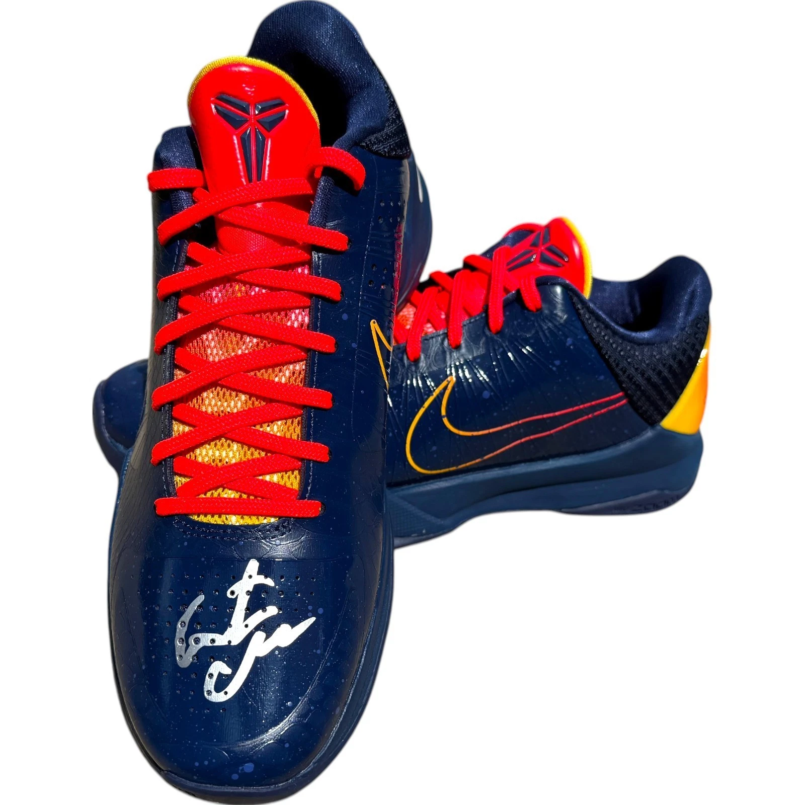 CAITLIN CLARK SIGNED KOBE V PROTRO 5 INDIANA FEVER BASKETBALL SHOE JSA