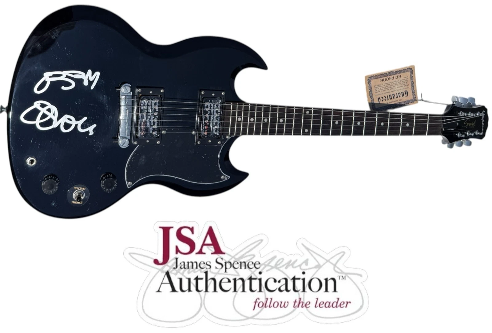 OZZY OSBOURNE SIGNED EPIPHONE SG MODEL ELECTRIC GUITAR BLACK SABBATH JSA
