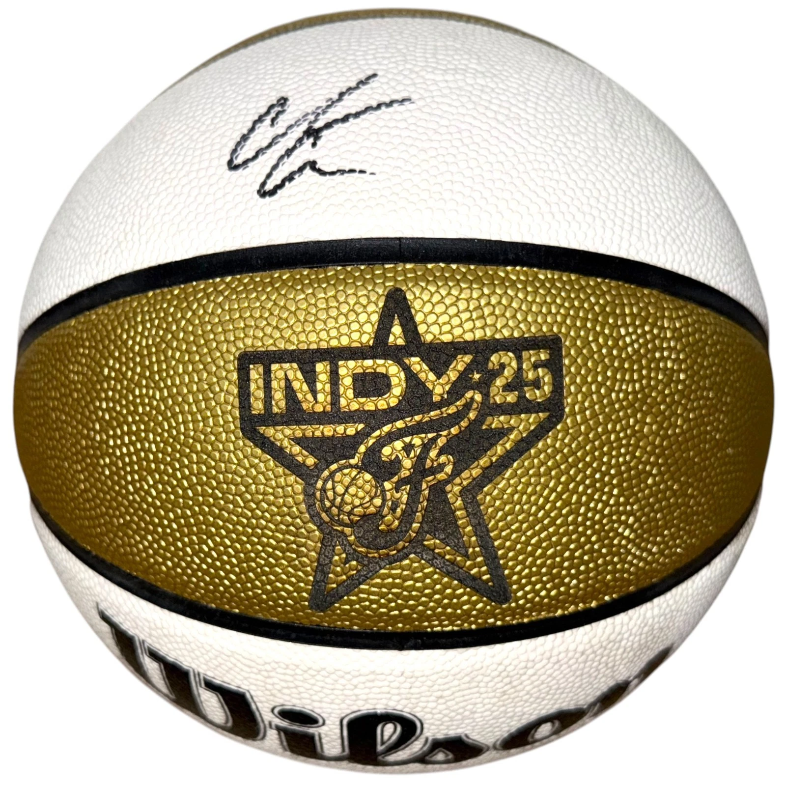 CAITLIN CLARK SIGNED AUTOGRAPHED WILSON 2025 INDIANA FEVER BASKETBALL JSA LOA
