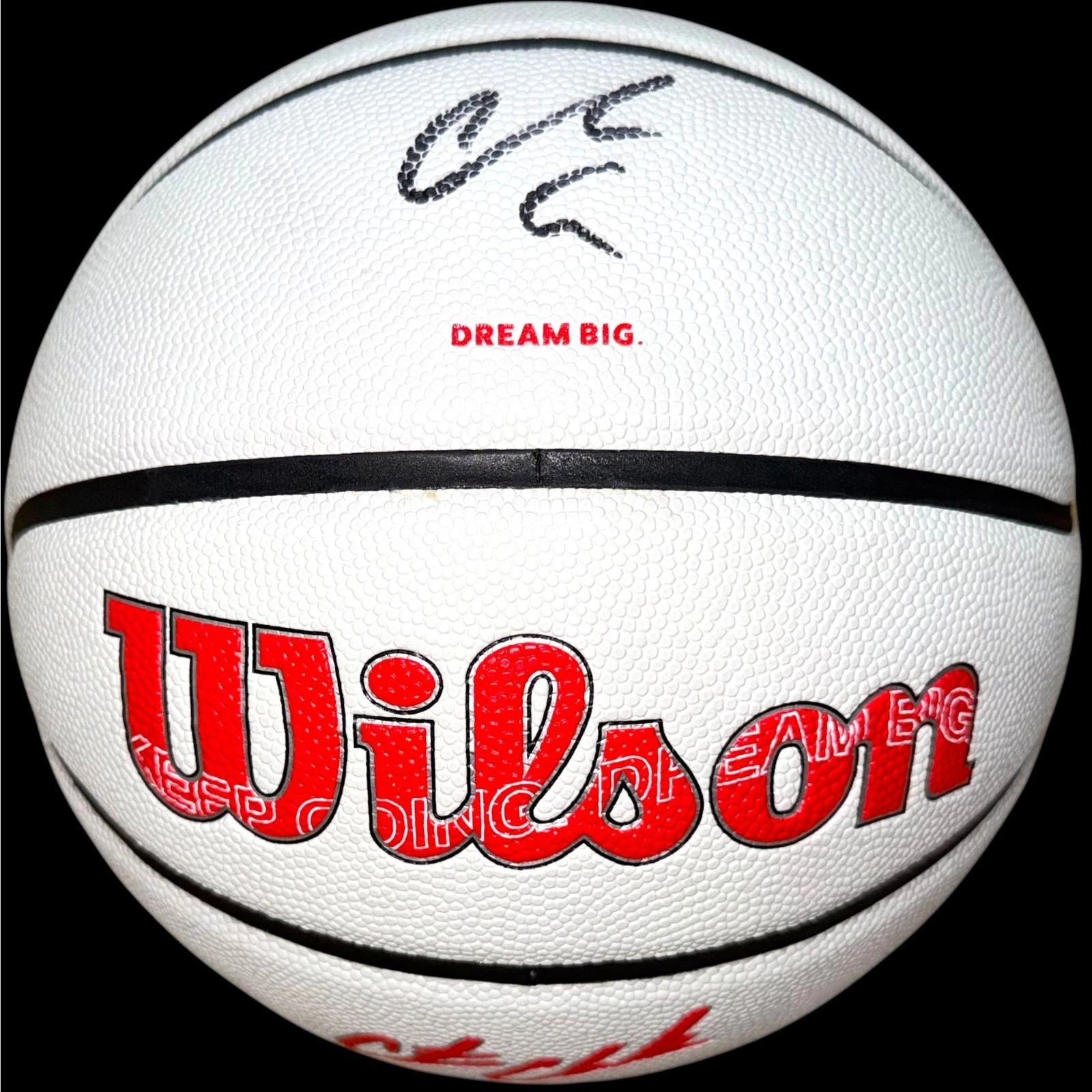 CAITLIN CLARK SIGNED WILSON ASPIRE UV BASKETBALL SIGNATURE SERIES NEW PSA/DNA
