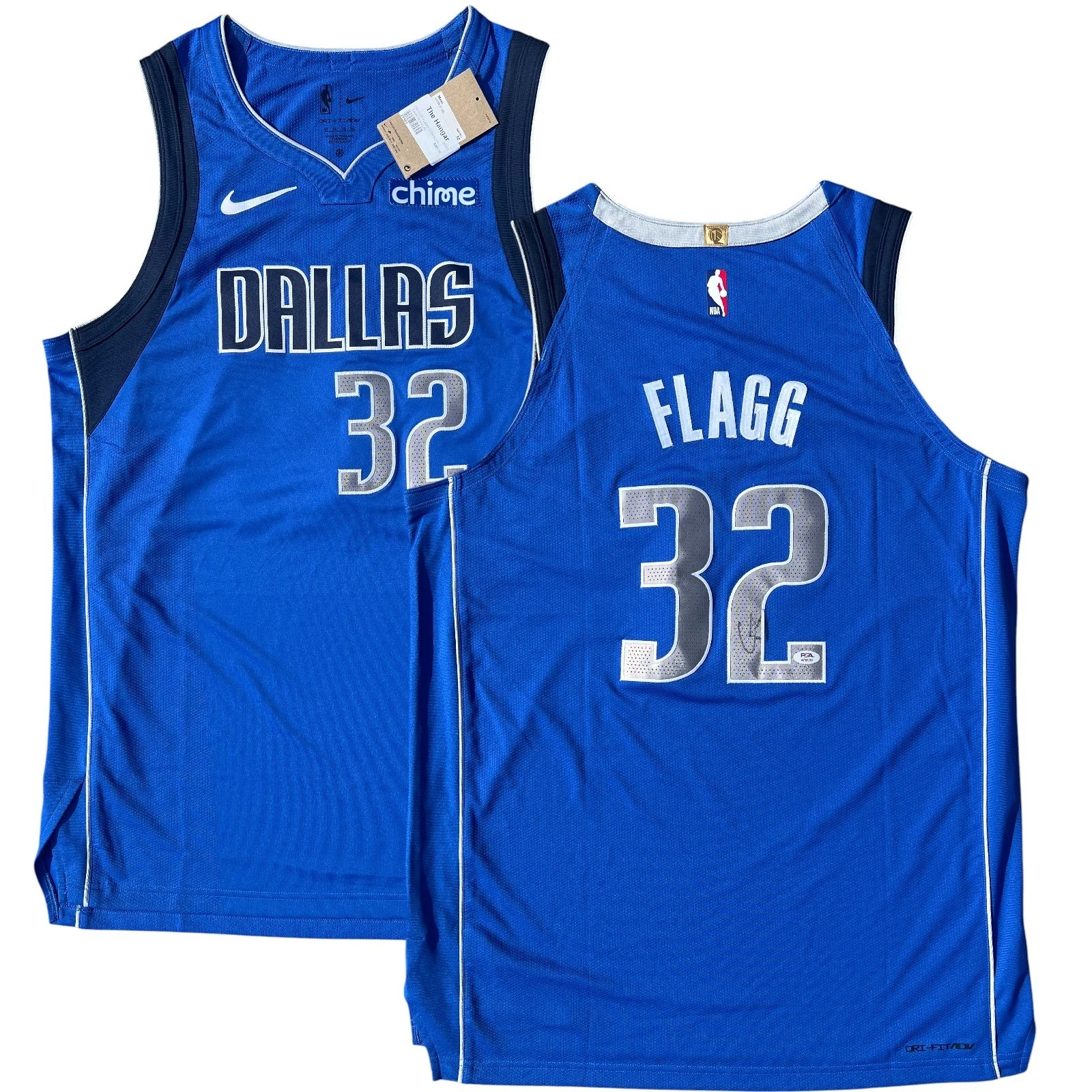 COOPER FLAGG SIGNED DALLAS MAVERICKS ICON AUTHENTIC BASKETBALL JERSEY PSA/DNA