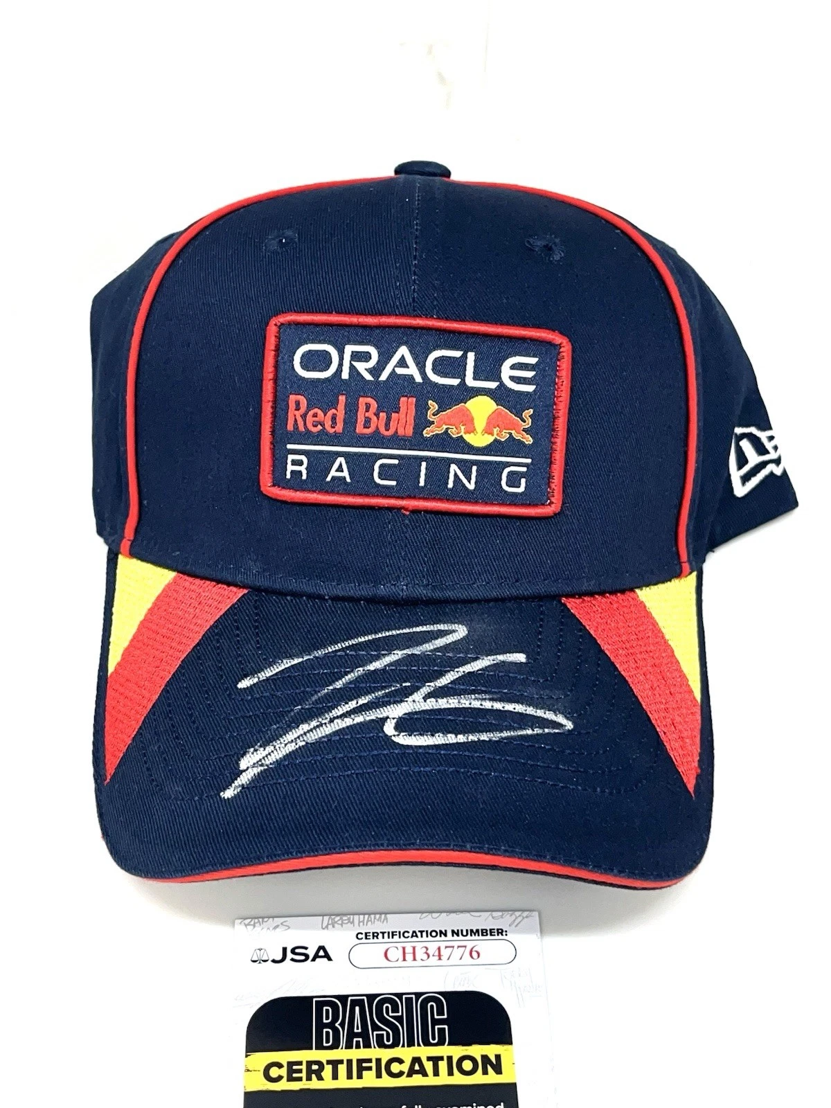 Isack Hadjar Hand Signed Redbull Hat Formula 1 F1 JSA Cert #1