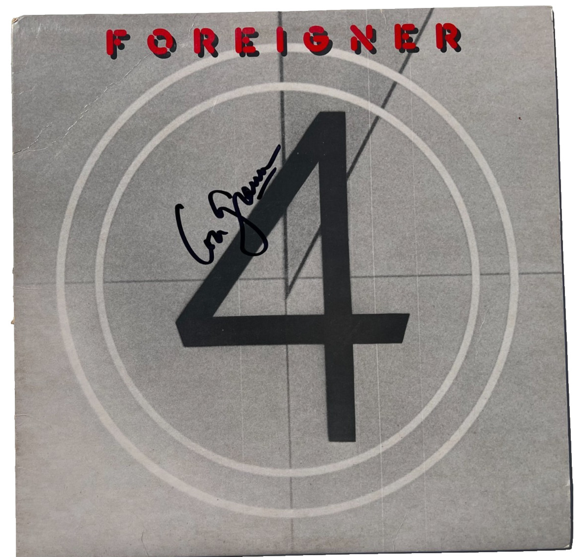 LOU GRAMM SIGNED FOREIGNER 4 VINYL RECORD ALBUM LP FOUR JSA