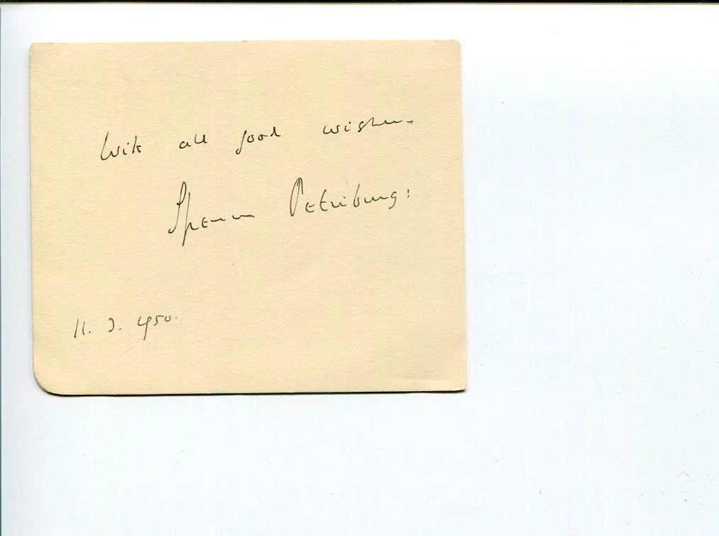 Spencer Leeson Bishop of Peterborough Clergy Winchester College Signed Autograph