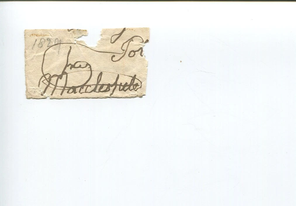 George Parker 4th Earl of Macclesfield 1755-1842 MP Woodstock Signed Autograph