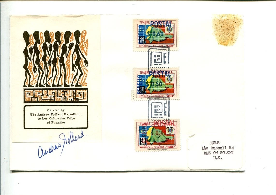 Andrew Pollard Mt Mount Everest Climber & Explorer Signed Autograph FDC