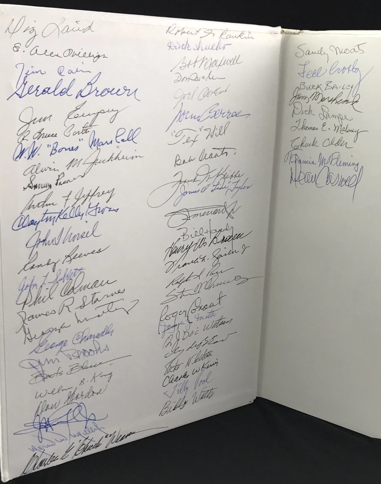 AMERICAN FIGHTER ACES MULTI SIGNED BOOK PSA DNA AC01570 (W/58 AUTOS) RARE