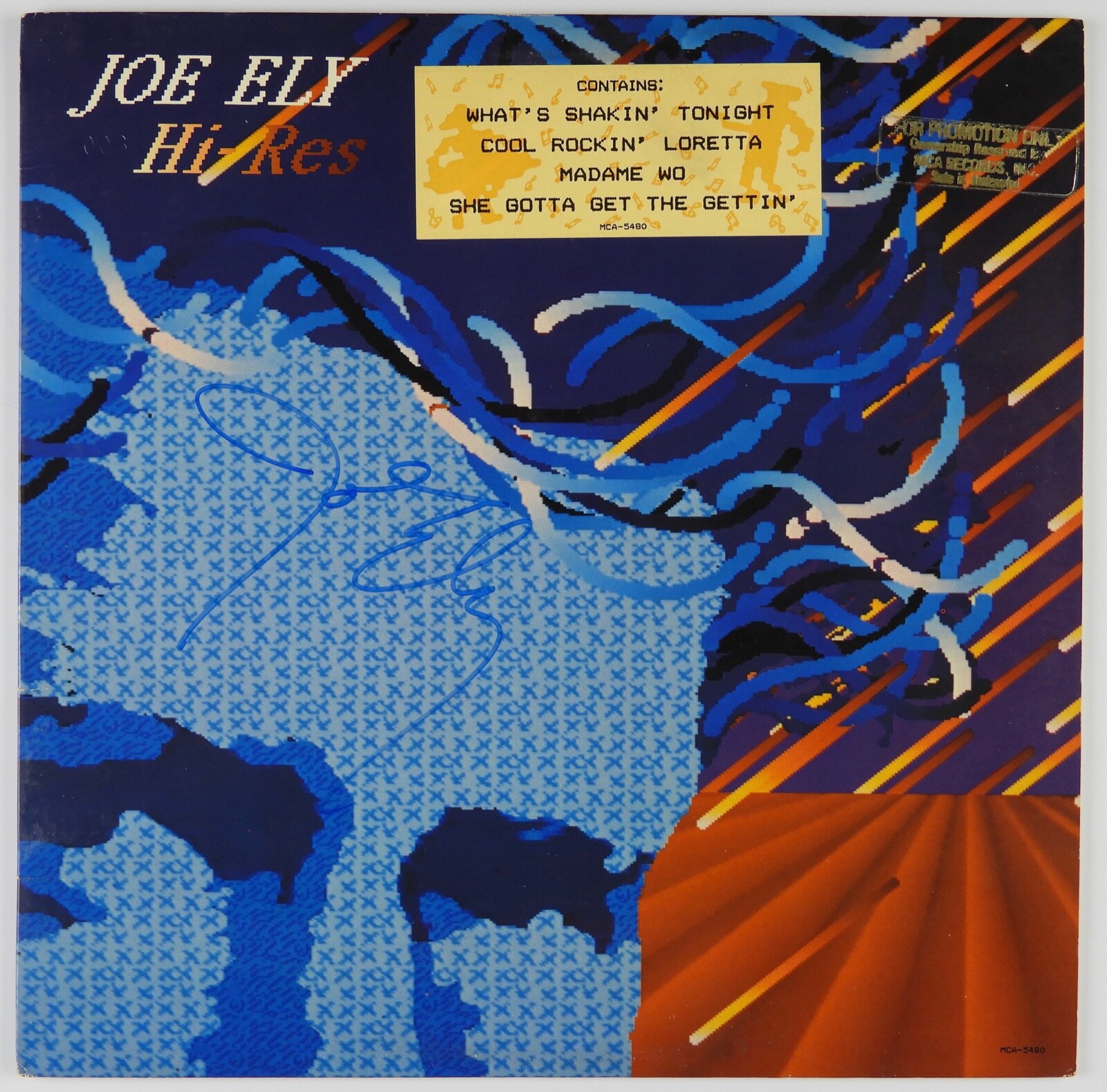 Joe Ely JSA Signed Autograph Record Album Vinyl Hi-Res