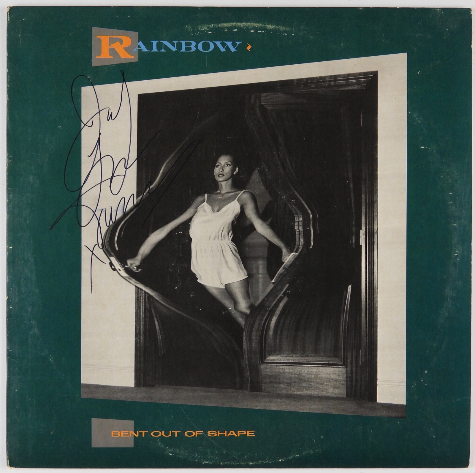 Rainbow Joe Lynn Turner Signed Autograph JSA Record Album Vinyl Bent Out of Shap