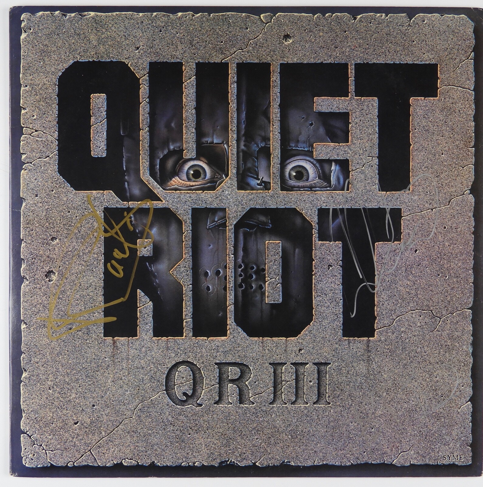 Quiet Riot Signed Autograph JSA Record Album Vinyl QR III Kevin DuBrow