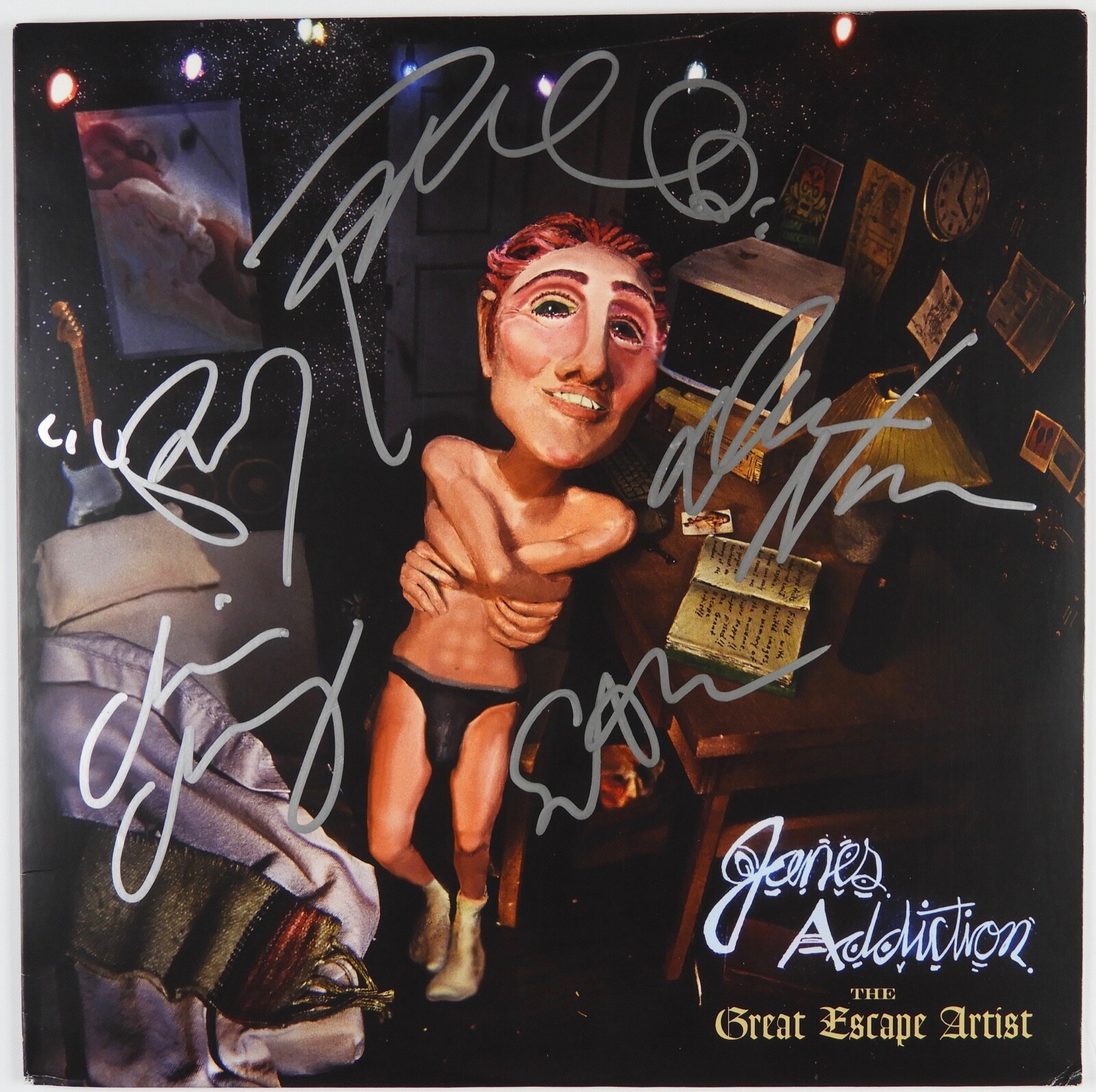 Jane's Addiction JSA Fully Signed Autograph Record Vinyl Album Dave Navarro +