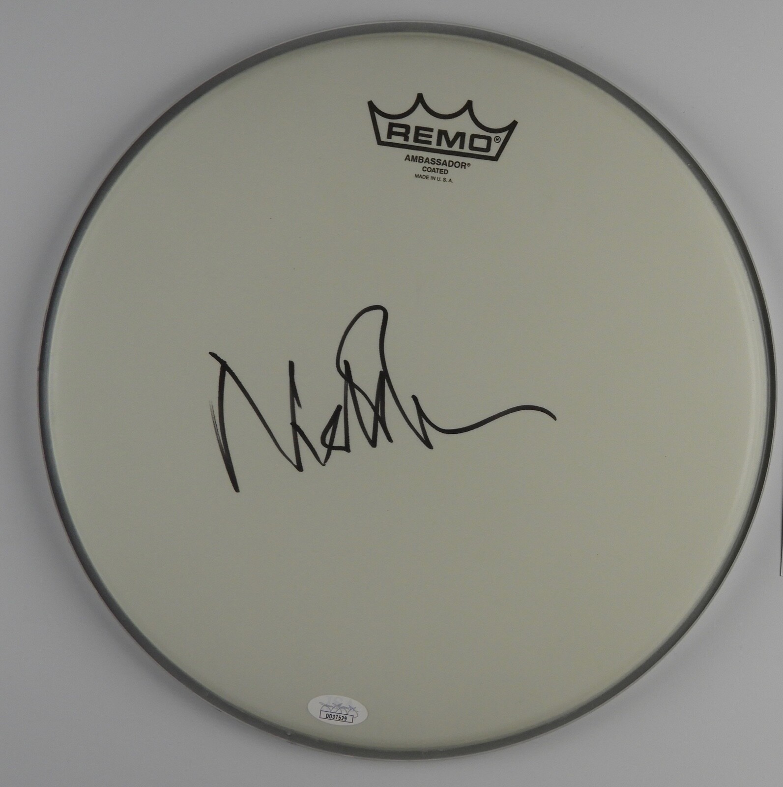 Nick Mason Pink Floyd Autograph Signed Drum Head JSA COA 12