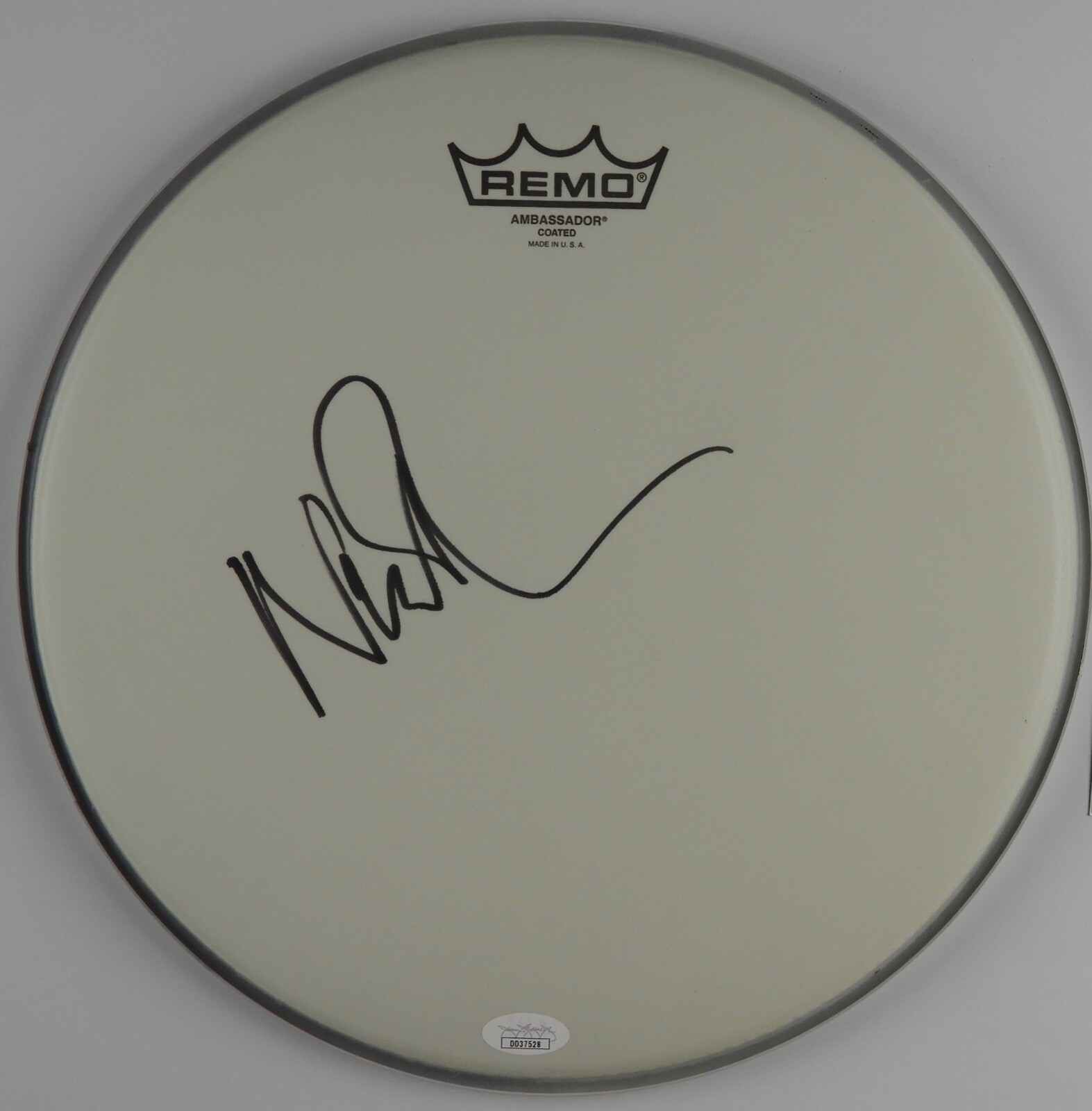 Nick Mason Pink Floyd Autograph Signed Drum Head JSA COA 12