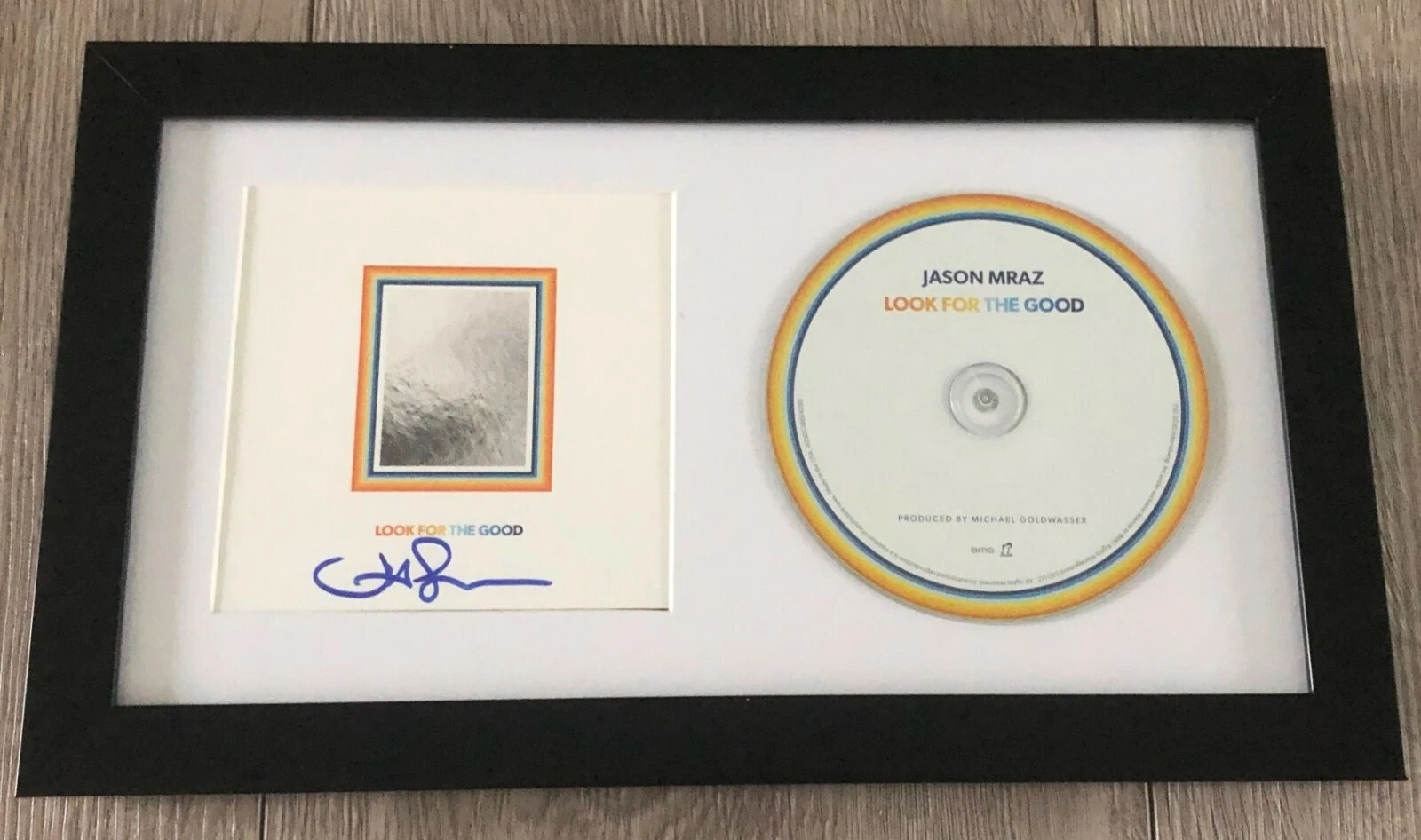 JASON MRAZ SIGNED AUTOGRAPH LOOK FOR THE GOOD FRAMED & MATTED CD